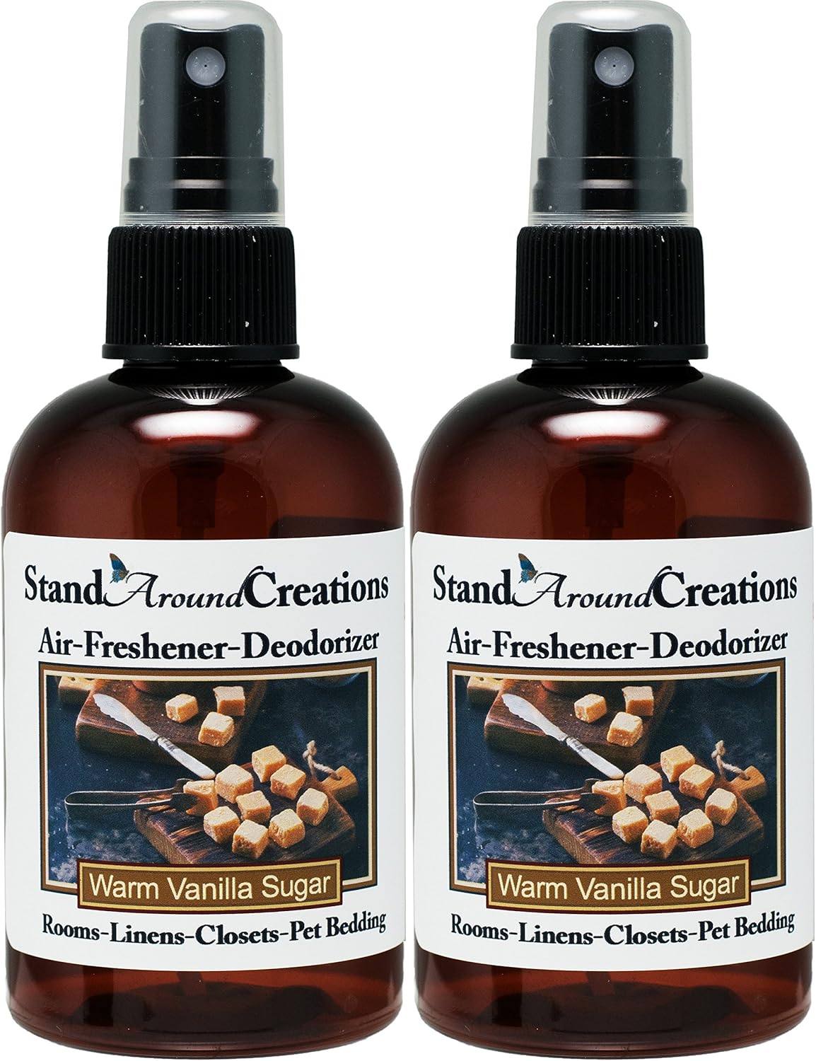 Warm Vanilla Sugar Air Freshener Set of 2 4 oz